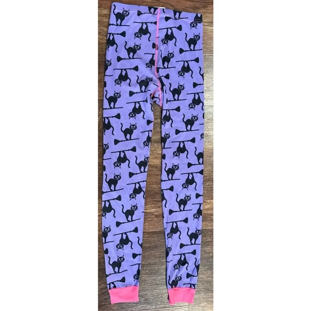 Hanna Andersson Halloween Cat Witch Organic Cotton Pajama Set Size 160 / 14